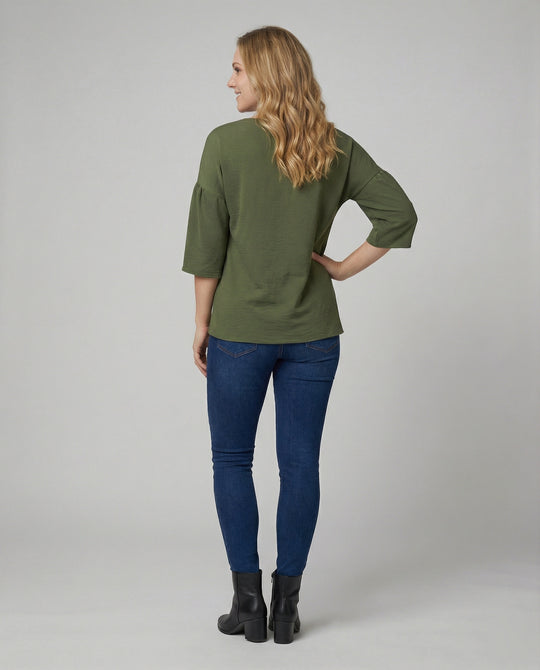 Damen Lässiges Oversized Shirt aus atmungsaktivem Material EB