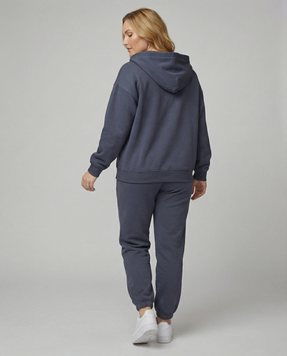 Damen Fleece Jogginganzug mit Kapuze EB
