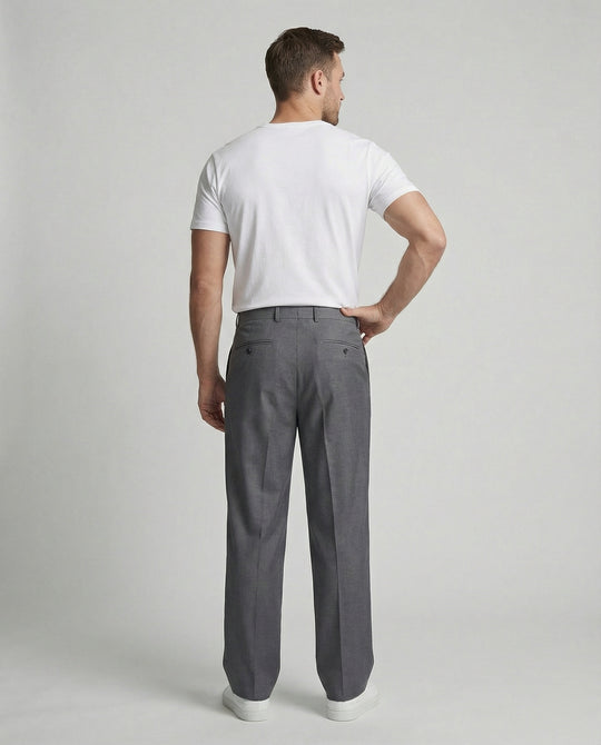 Freizeitkleidung Herren Bundfaltenhose Weit