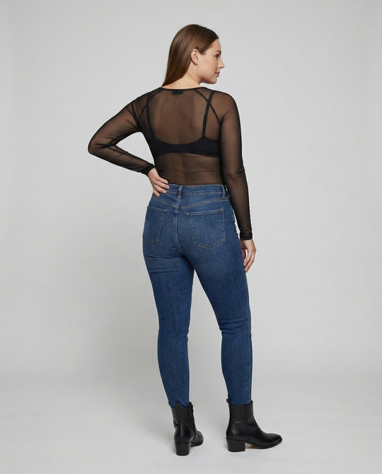 EB | Langärmeliges Mesh-Top