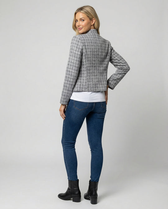 Damen Eleganter Blazer mit Tailliertem Schnitt | EB