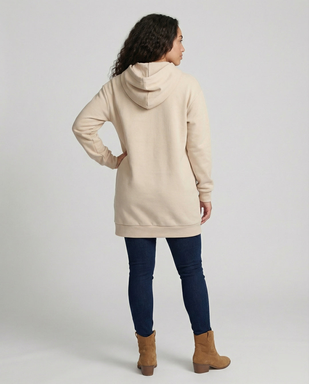 EB | Stylisches Kapuzenpullover-Kleid