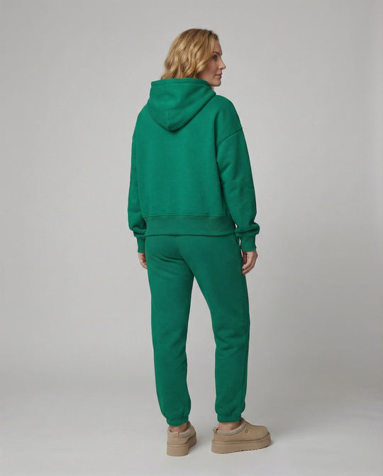 EB | Run Kapuzenpullover und Cropped Hose Zwei Teile Satz