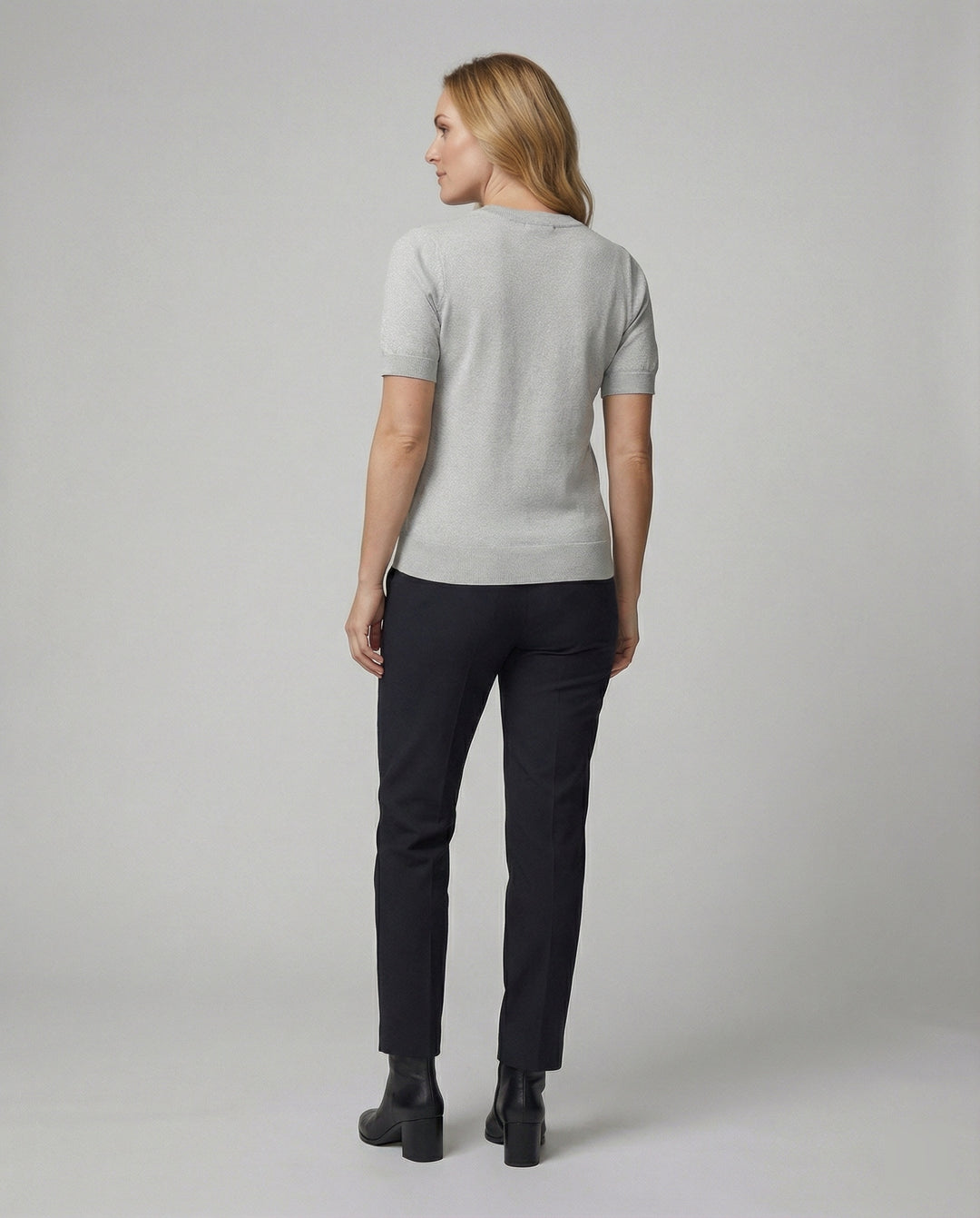Damen Baumwollpullover mit kurzem Arm EB