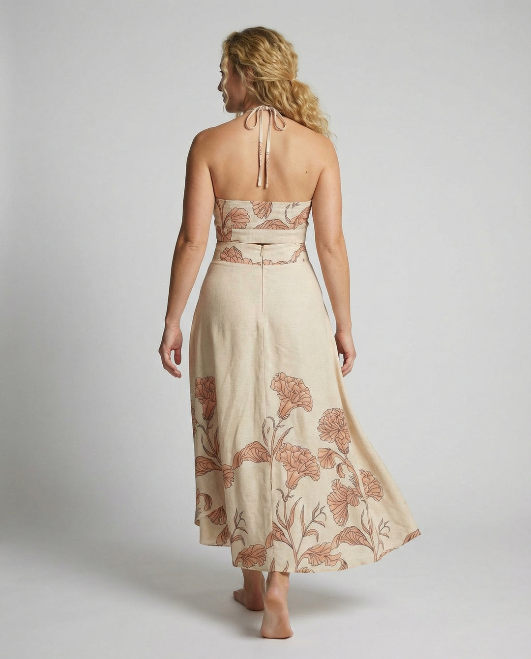 Elegantes Damen Oberteil- und Maxi-Rock-Set für Alltag & Festlichkeiten | EB