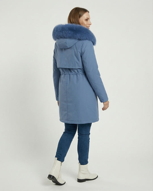 Damen Winterparka mit Wasserdichtem Material & Kapuze | EB