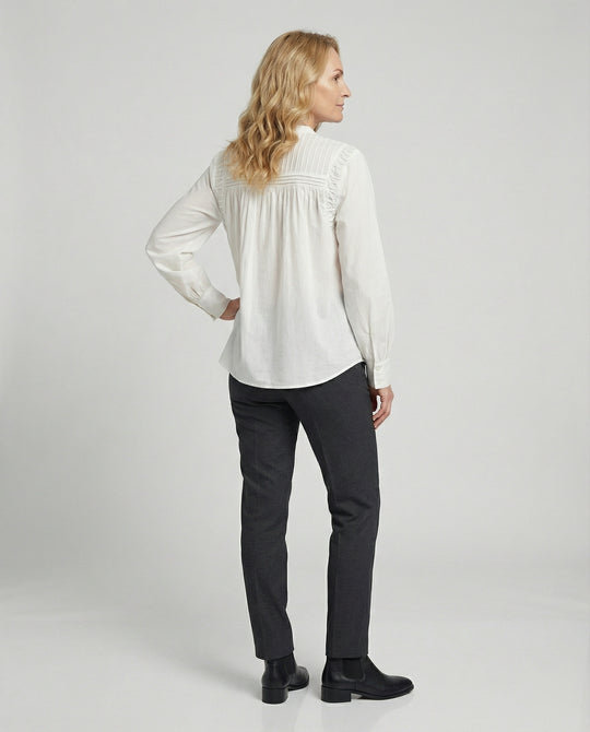 Romantische Baumwollbluse Damen