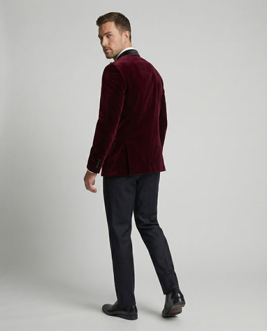EB | Herren Sommerjacke mit Schmaler Passform und Kontrastierendem Revers