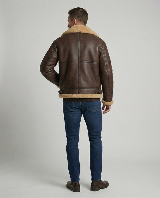 EB | Schaffell Fliegerjacke
