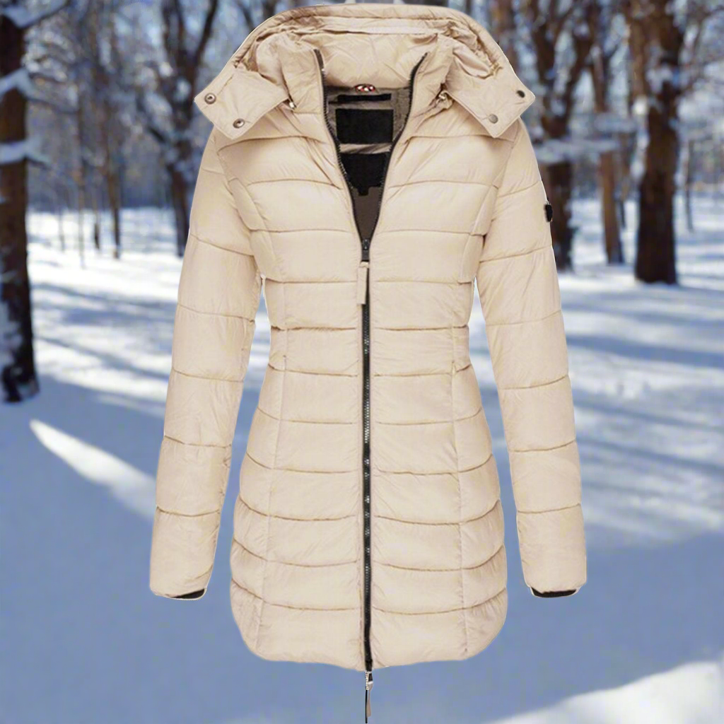 EB | Kapuzen Daunenjacke Stepp Langjacke
