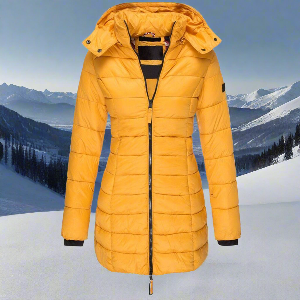 EB | Kapuzen Daunenjacke Stepp Langjacke