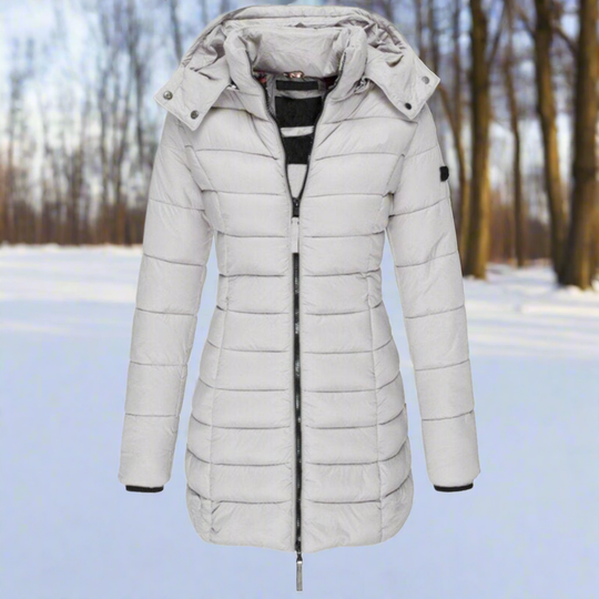 EB | Kapuzen Daunenjacke Stepp Langjacke