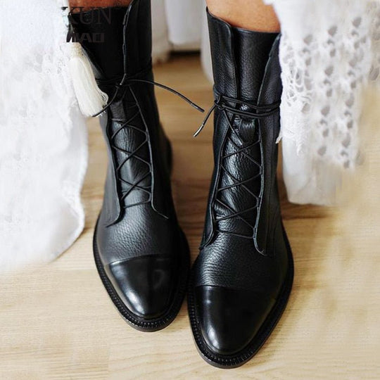 EB | Winter Vegane Lederstiefel