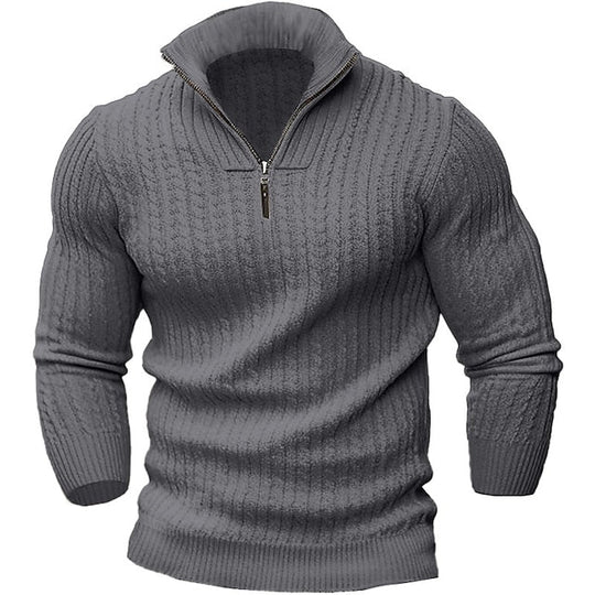 EB | Trendiger Pullover mit Reißverschluss für Männer