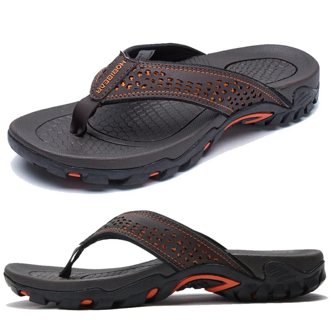 EB | Herren Schwarz Outdoor Sandalen Robust