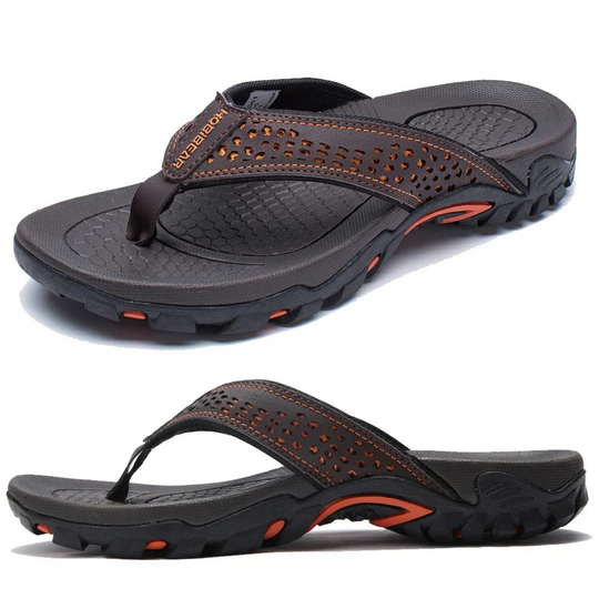 EB | Herren Schwarz Outdoor Sandalen Robust