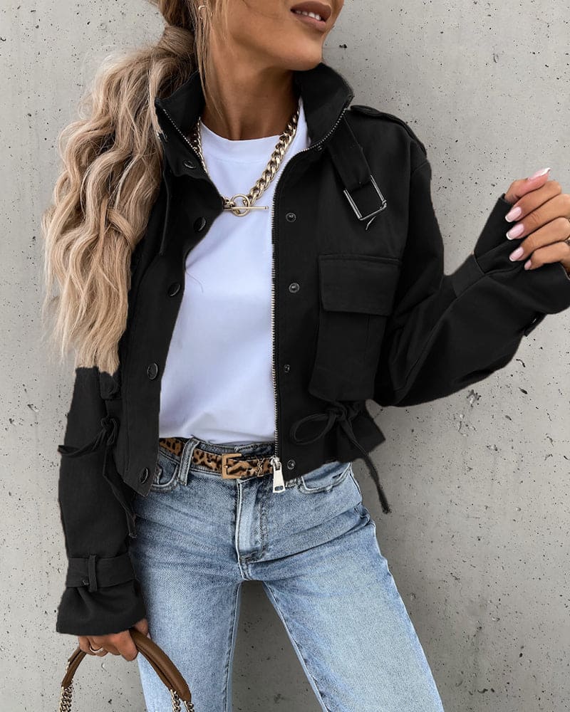 EB | Damen Crop Utility Jacke