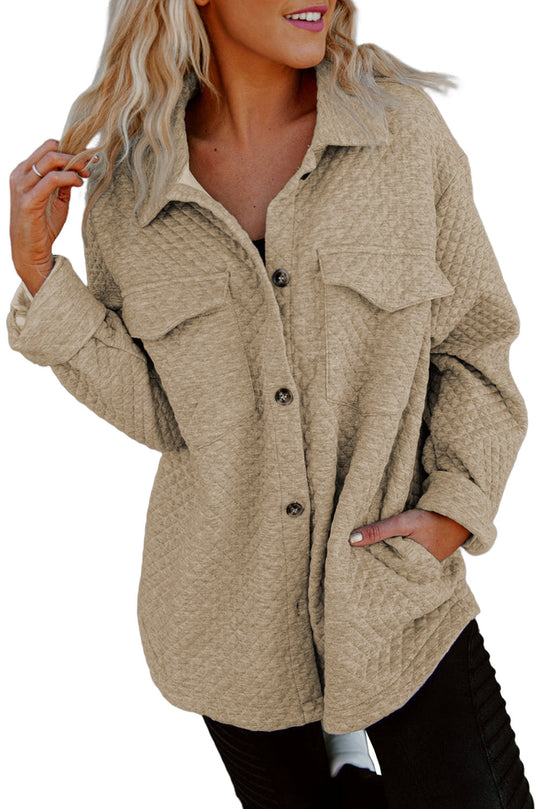 EB | Leichtgewicht Gesteppte Hemdjacke Polyester Komfort und Stil