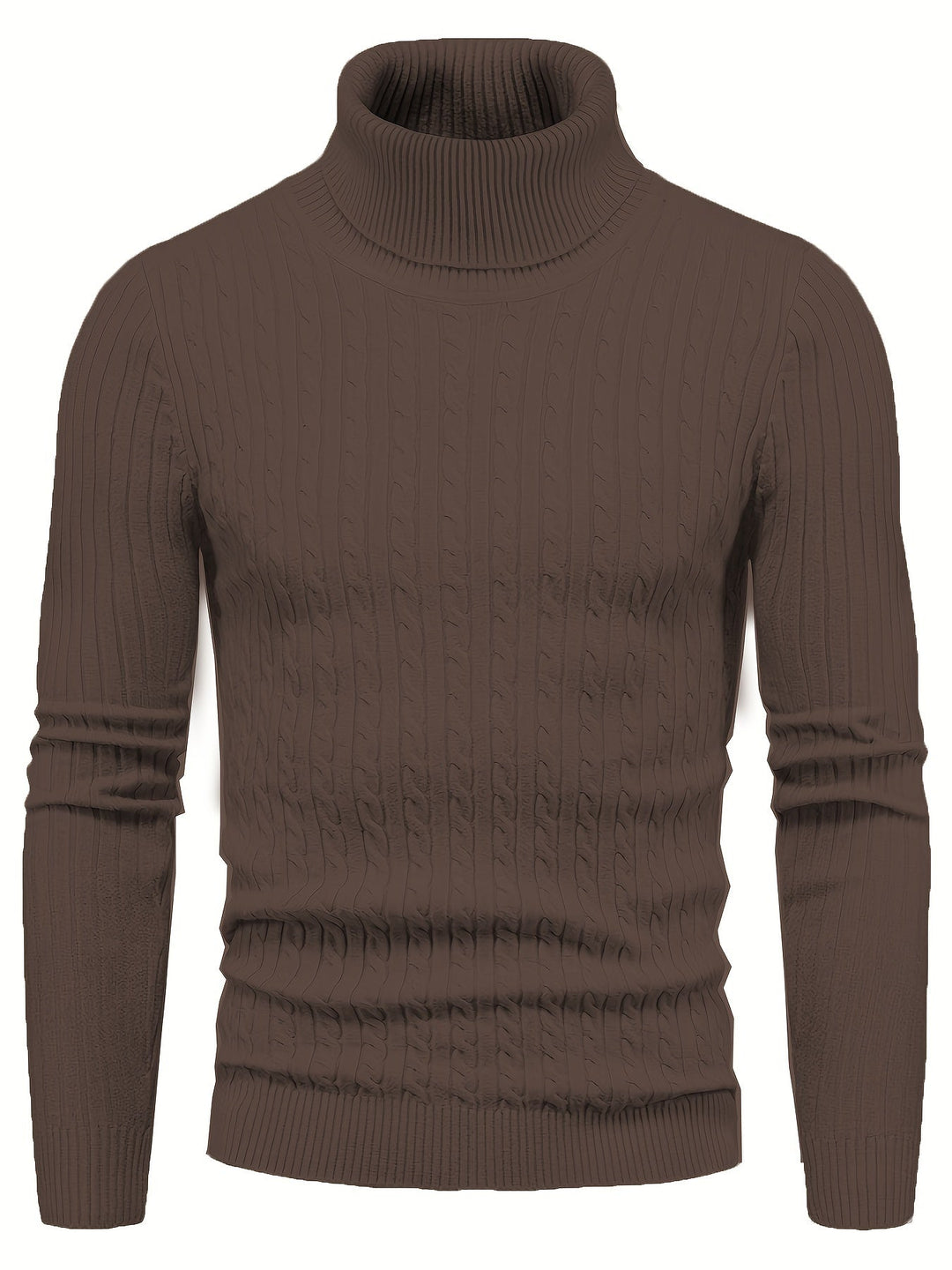 EB | Kabelstrick Rollkragenpullover Weich und Warm Perfekt für Herbst und Winter