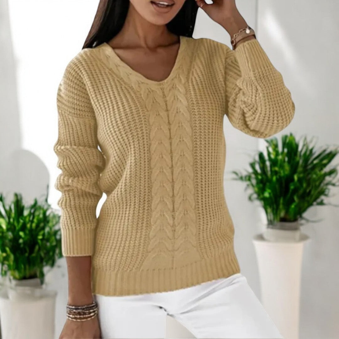 EB | Skandinavischer Strickpullover für den Alltagsstil