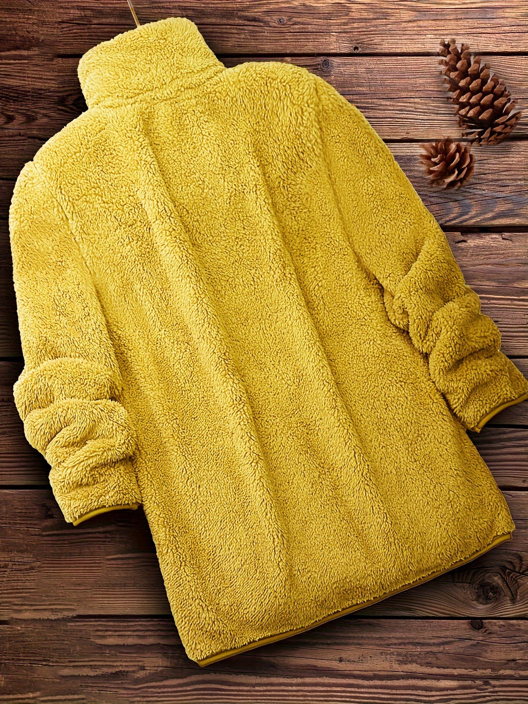 EB | Plüschjacke Polyester Weich und Warm