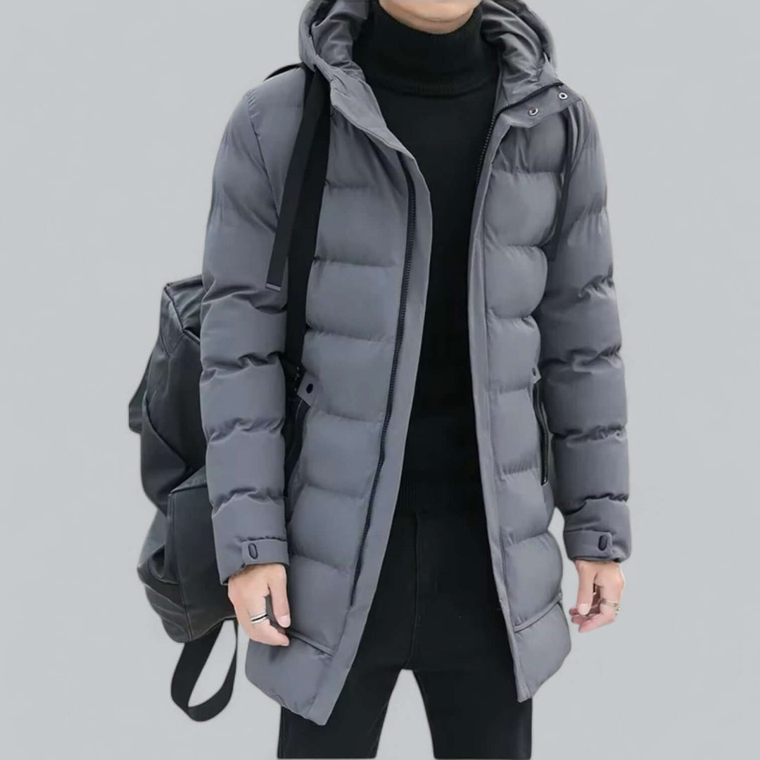 EB | Lang geschnittene gepolsterte Winter Parka Jacke