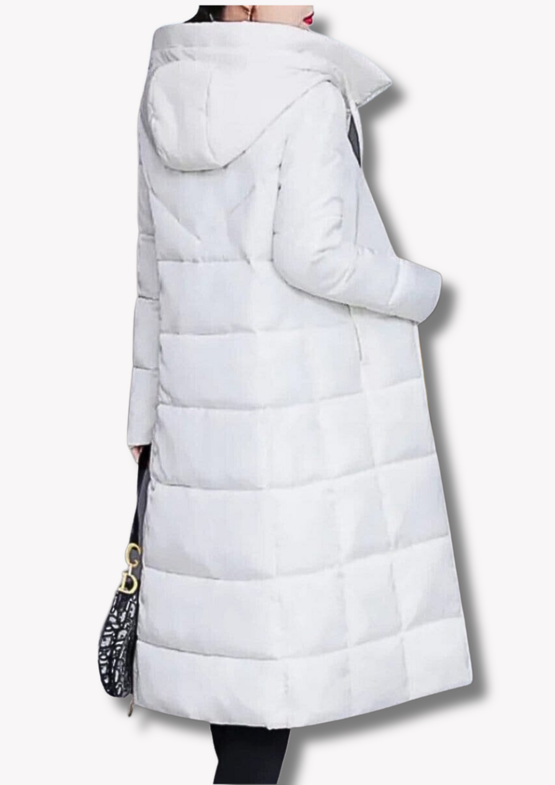 EB - Lässige Winter Lange Vollreißverschluss Daunenjacke für Damen