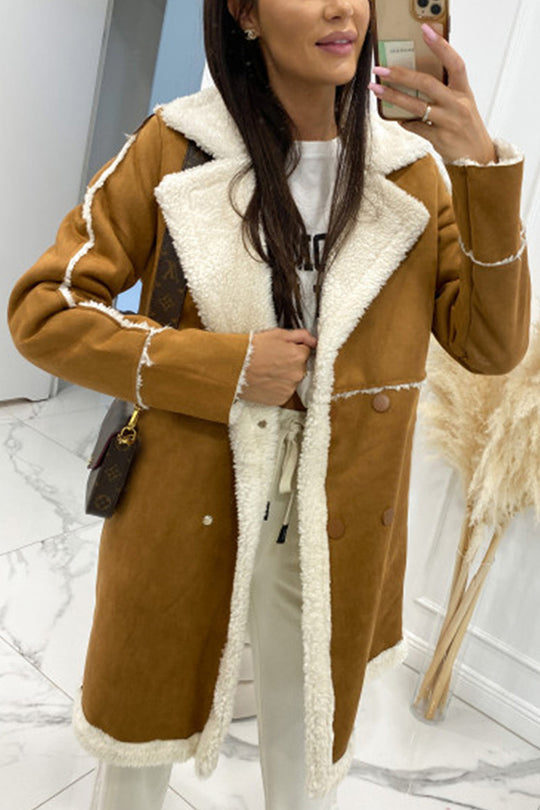EB | Lammwolle Patchwork Freizeitjacke