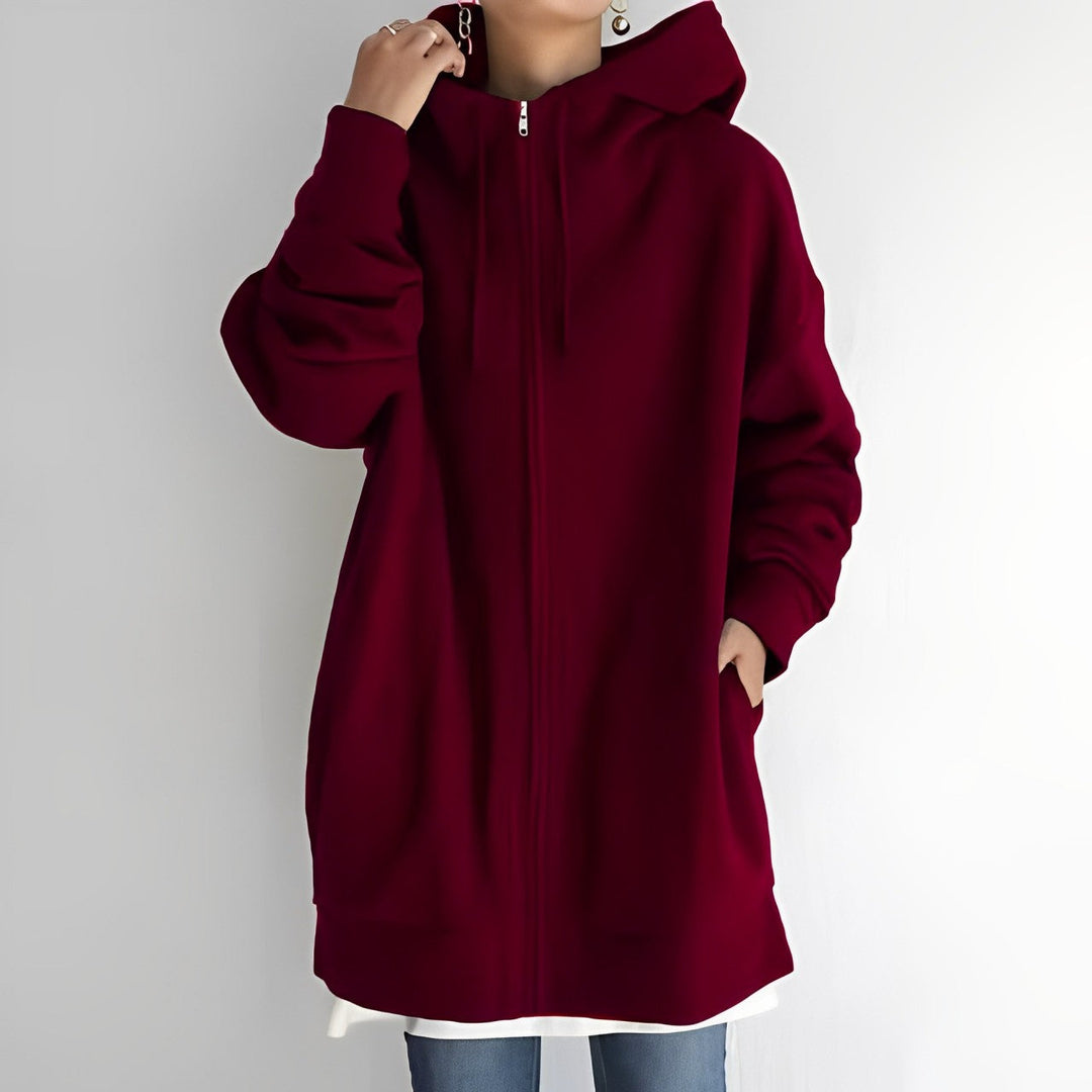 EB | Fleece-Hoodie mit Reißverschluss