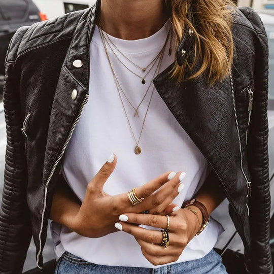 EB | Leder Bikerjacke - Cool & Stilvoll