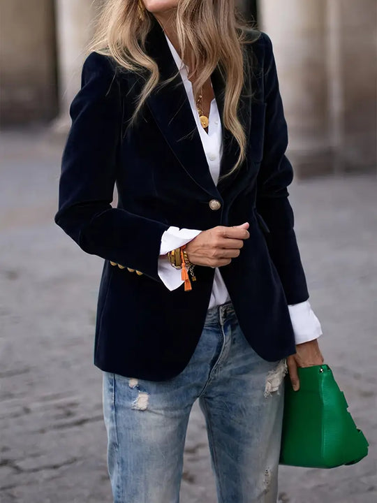 EB | Elegante Samtjacke