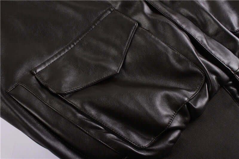 EB | Herren Lederjacke mit praktischen Taschen