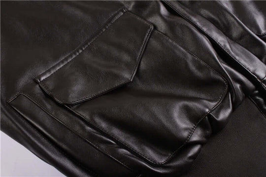 EB | Herren Lederjacke mit praktischen Taschen