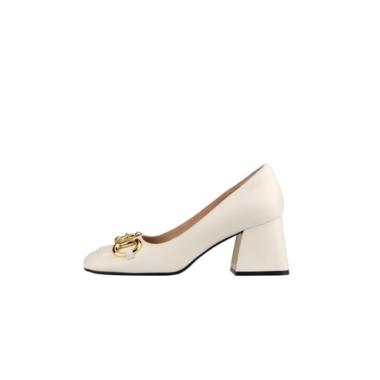 EB | Retro Mary Jane Schuhe mit Dicken Hohen Absätzen und Schnallen