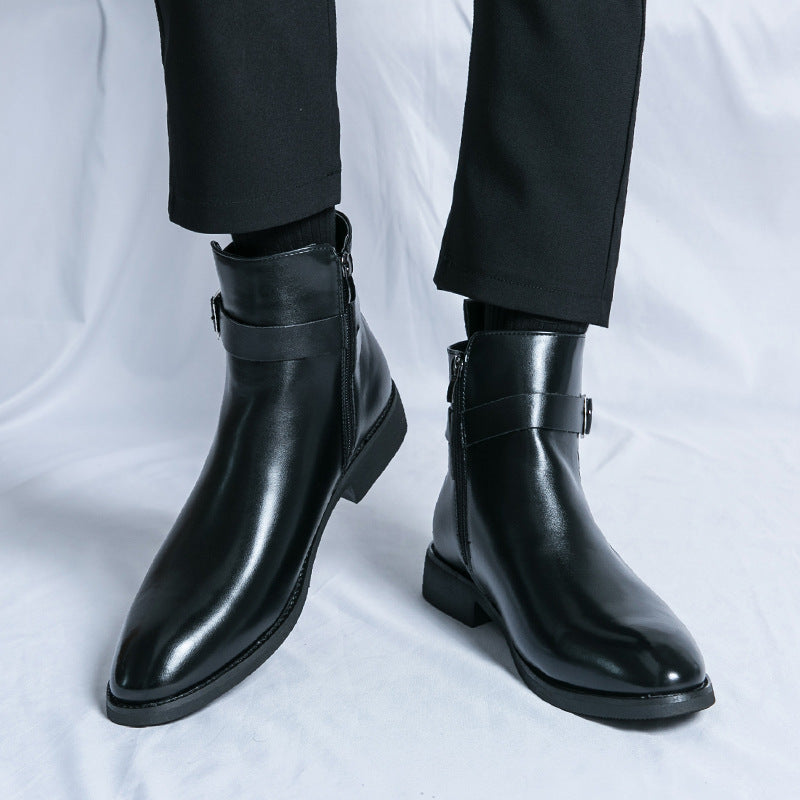 Edle Leder-Herrenstiefel mit klassischem Charme EB