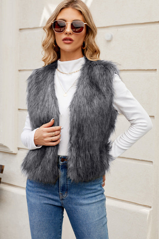 EB | Faux Fur Weste Elegant und Zeitlos Weicher Komfort