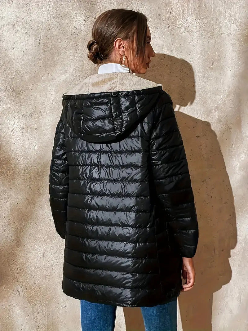 EB | Fleece Gefütterte Jacke mit Reißverschluss