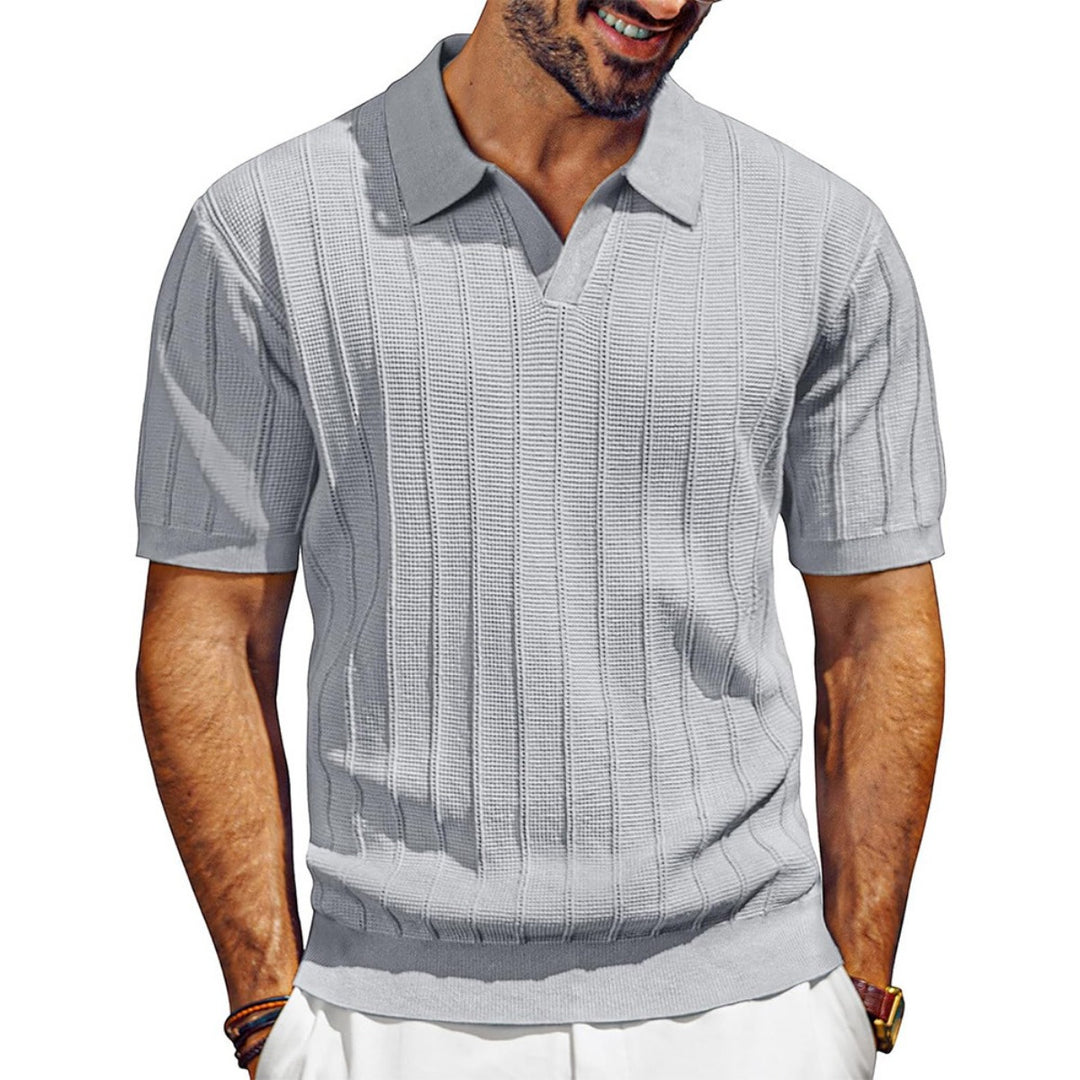 EB | Mesh-Loch hohler Strickpullover