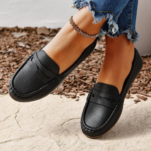 EB | Gommino Flat Crossed Soft Sole Women