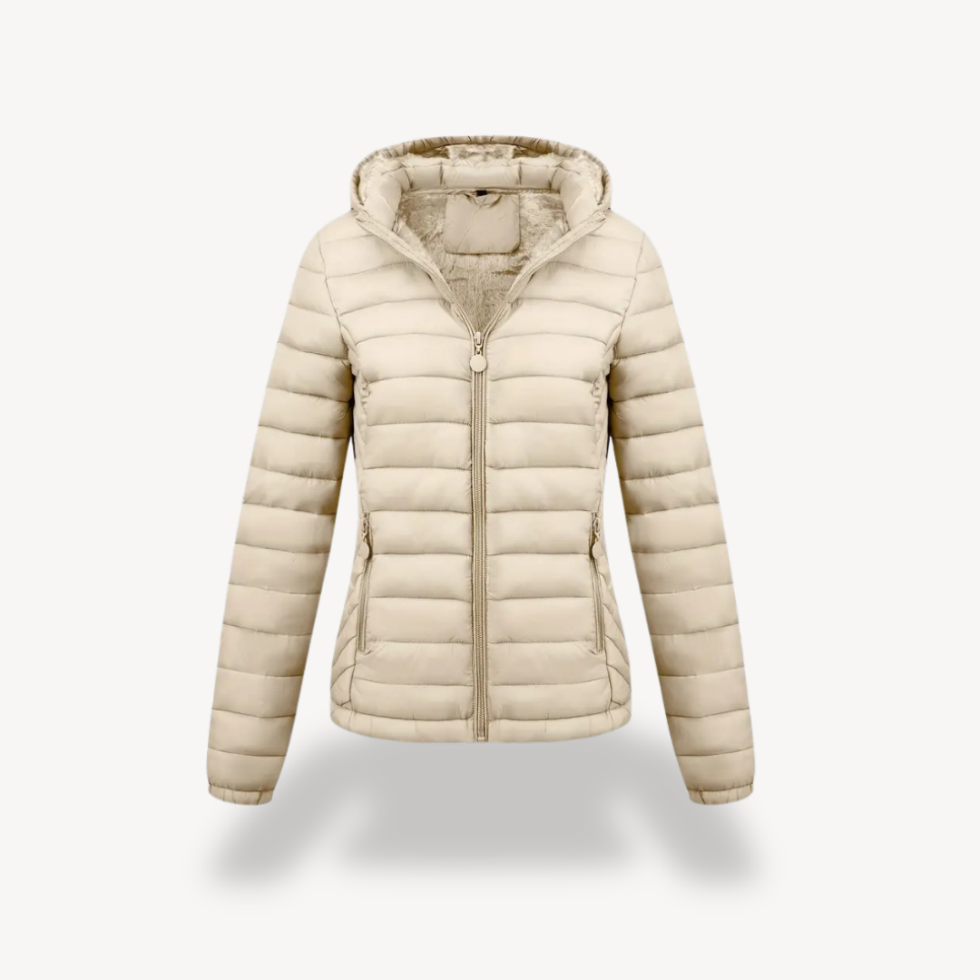 EB | Damen Gesteppte Pufferjacke mit Kapuze