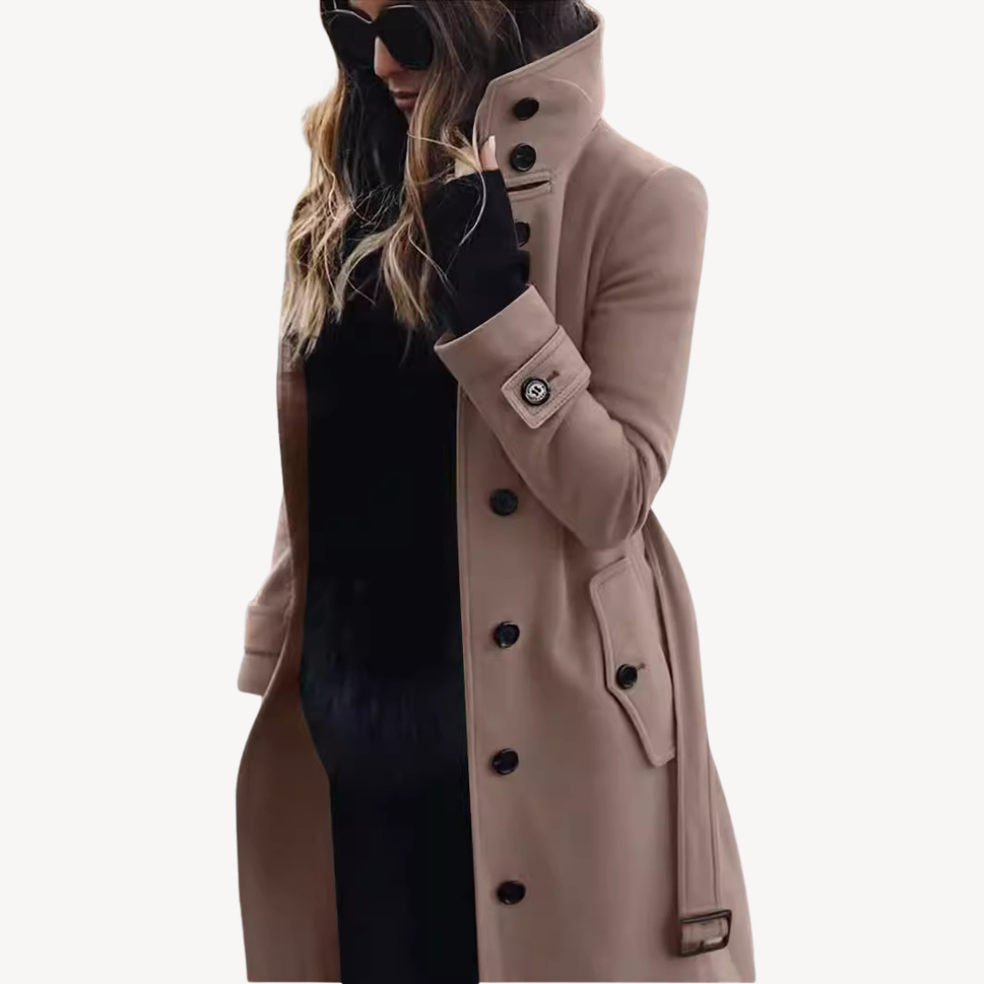 EB | Damen Wollmischung Trenchcoat