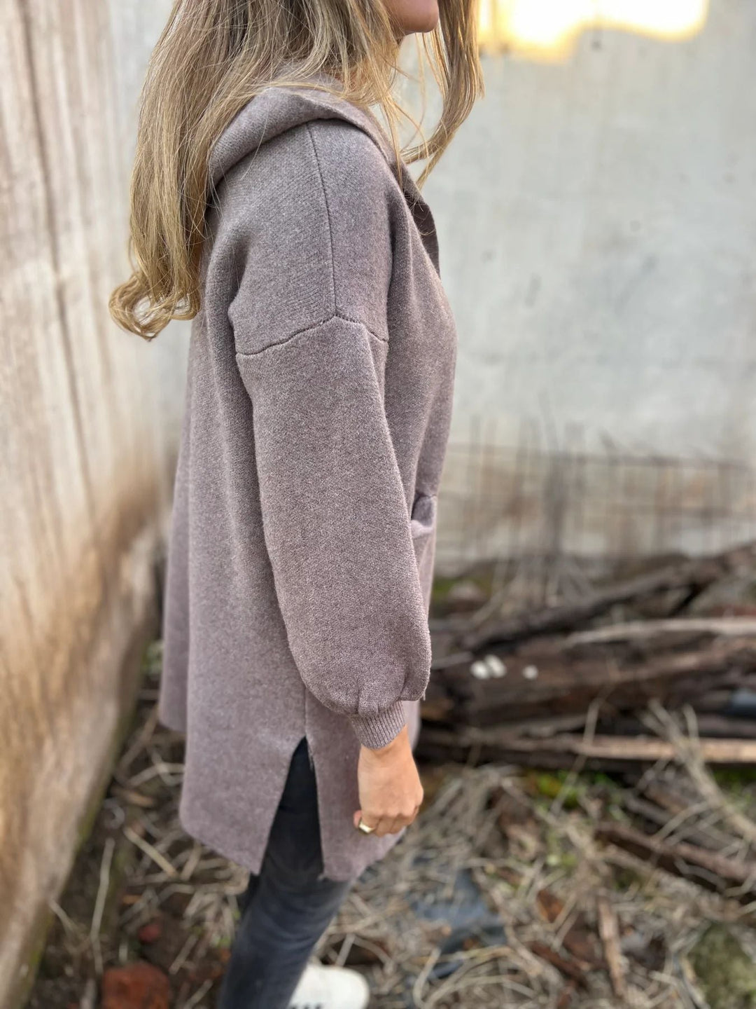 EB | Casual-Jacke mit Kapuze und Taschen