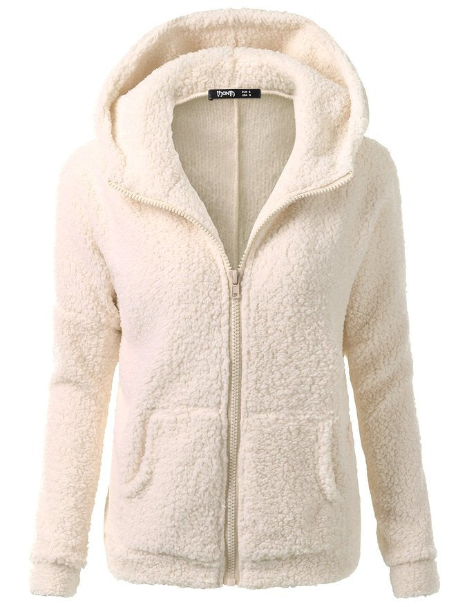 EB | Weicher Fleece-Cardigan Schön & Warm & Vielseitig