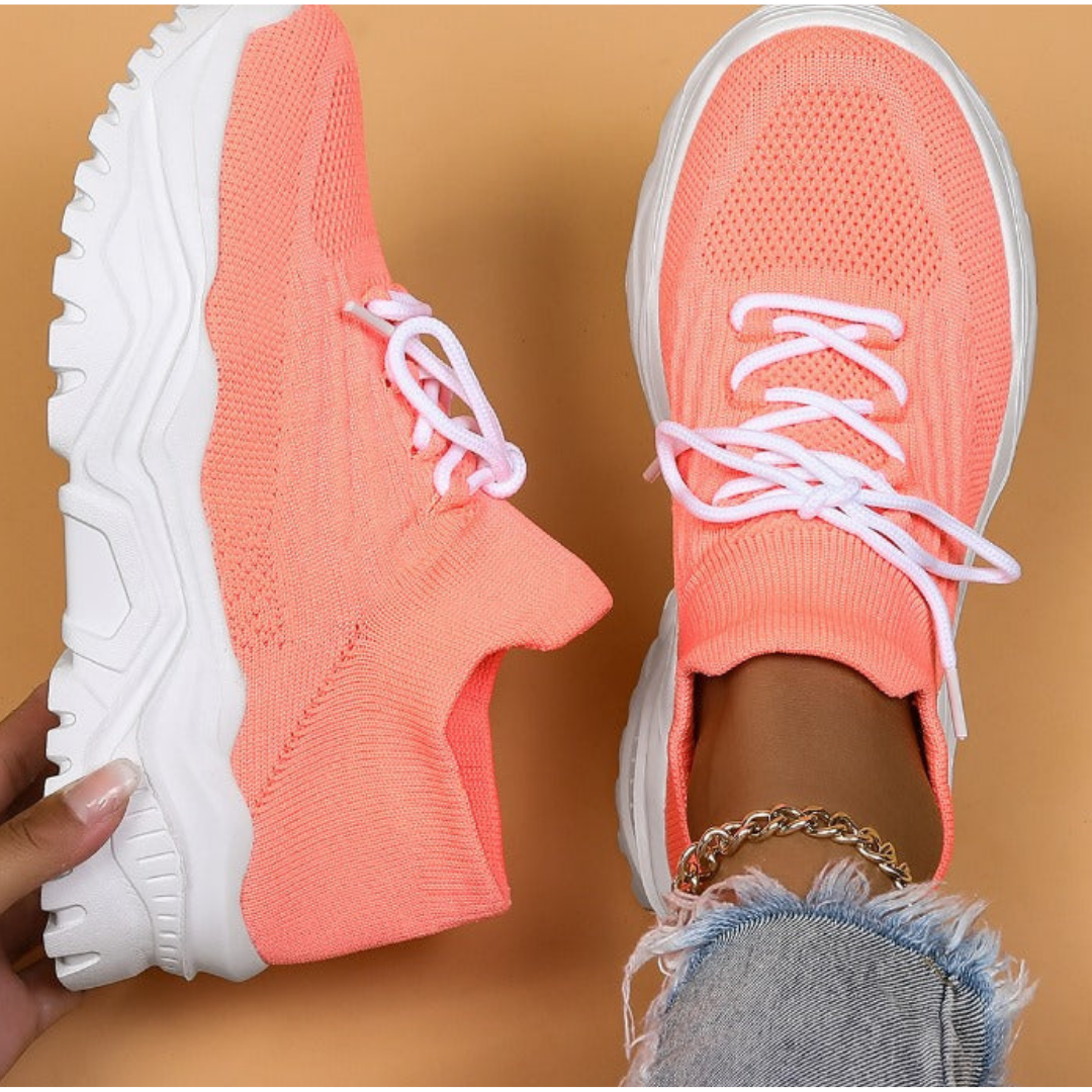 Bequeme Leichte Damen Laufschuhe Fuer Jeden Tag Sneaker EB