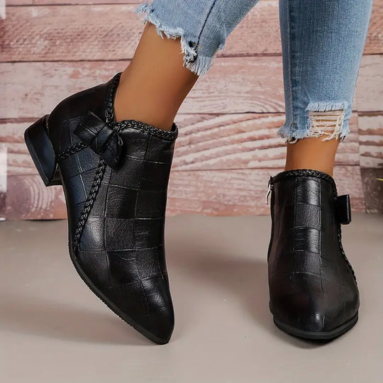 Bequeme Warme Damen Leichte Elegante Stilvolle Stiefeletten EB