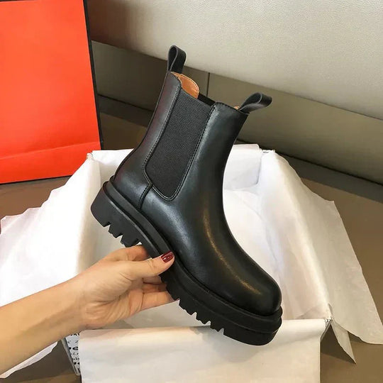 Bequeme Warme Schlupfstiefel Damen Alltag Ideale Stiefel EB