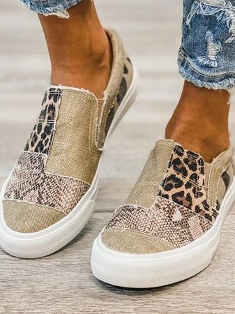 Bequeme Warme Weiche Atmungsaktive Slip On Damen Schuhe EB