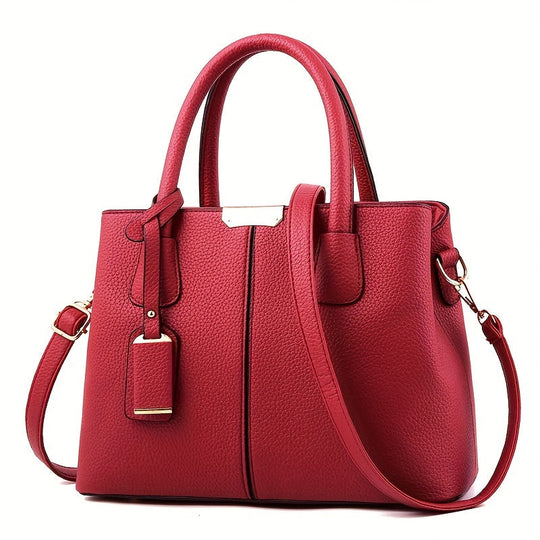 EB – Schicke All Season Geräumige PU Handtasche für Frauen