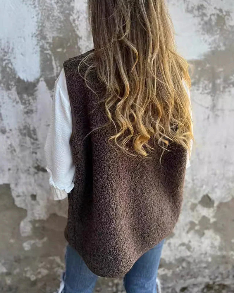 EB | Damen Herbst Knöpfli Kurz Warm