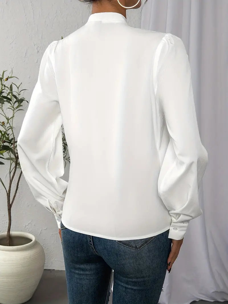 EB | Blouse Elegantes Langärmeliges Top/Bluse für Frauen